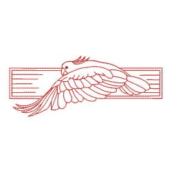 Redwork Sulphur-Crested Parrots 02(Lg) machine embroidery designs