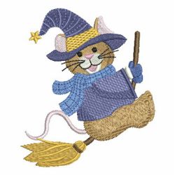 Cute Halloween Mouse 01 machine embroidery designs