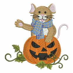 Cute Halloween Mouse 02 machine embroidery designs