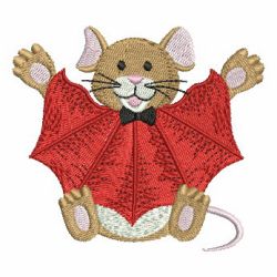 Cute Halloween Mouse 06 machine embroidery designs