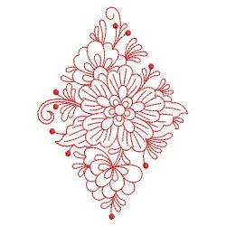 Redwork Rosemaling Flowers 1 05(Lg)