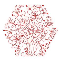 Redwork Rosemaling Flowers 1 06(Lg)