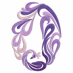 Heirloom Purple Peacock 01(Lg) machine embroidery designs