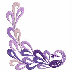 Heirloom Purple Peacock 07(Sm) machine embroidery designs