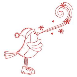 Redwork Winter Birds 07(Md)