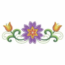 Heirloom Purple Flowers 03 machine embroidery designs
