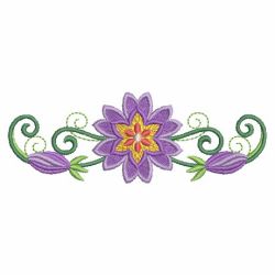 Heirloom Purple Flowers 05 machine embroidery designs