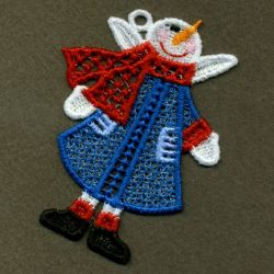 FSL Country Snowman 09 machine embroidery designs
