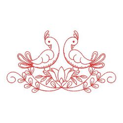 Redwork Dutch Folk Art 1 06(Sm)