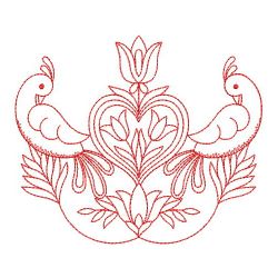 Redwork Dutch Folk Art 1 07(Sm)