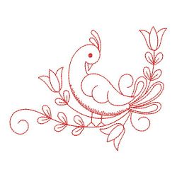 Redwork Dutch Folk Art 1 08(Sm)