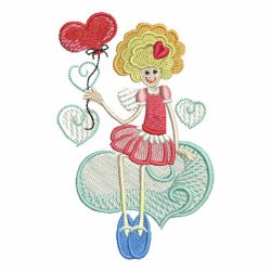 Valentine Girl 02 machine embroidery designs