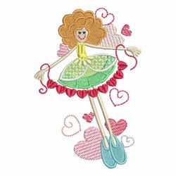Valentine Girl 10 machine embroidery designs