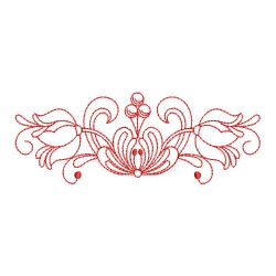 Redwork Rosemaling Flowers 2 02(Lg)