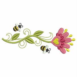 Colorful Spring Flowers machine embroidery designs