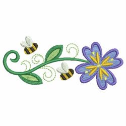 Colorful Spring Flowers 02 machine embroidery designs