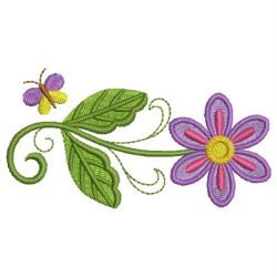 Colorful Spring Flowers 07 machine embroidery designs