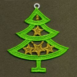 FSL Christmas Trees Ornaments 07 machine embroidery designs