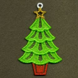 FSL Christmas Trees Ornaments 08 machine embroidery designs