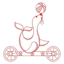 Redwork Circus Train 02(Lg) machine embroidery designs