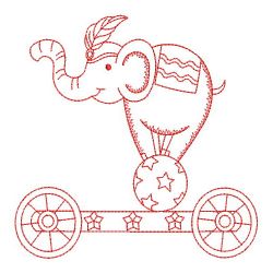 Redwork Circus Train 03(Sm) machine embroidery designs