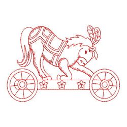 Redwork Circus Train 04(Lg) machine embroidery designs