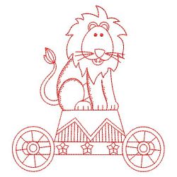 Redwork Circus Train 05(Sm) machine embroidery designs