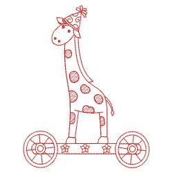 Redwork Circus Train 06(Lg) machine embroidery designs