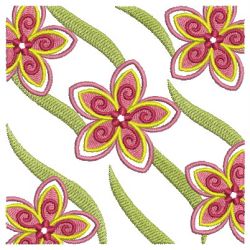 Rag Flower Square 06 machine embroidery designs