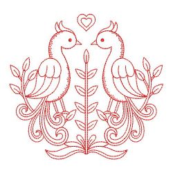 Redwork Dutch Folk Art 2 08(Md)