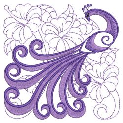 Heirloom Peacock 08(Lg) machine embroidery designs