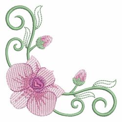 Heirloom Orchid 02 machine embroidery designs