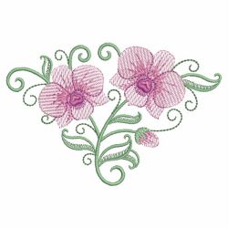 Heirloom Orchid 03 machine embroidery designs