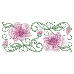 Heirloom Orchid 05 machine embroidery designs