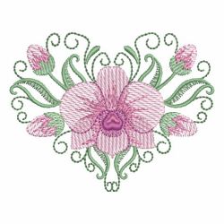 Heirloom Orchid 06 machine embroidery designs