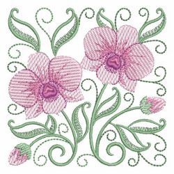 Heirloom Orchid 07 machine embroidery designs