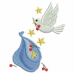 Heirloom Christmas Doves 1 04 machine embroidery designs