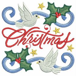 Heirloom Christmas Doves 1 05 machine embroidery designs
