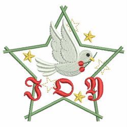 Heirloom Christmas Doves 1 11 machine embroidery designs