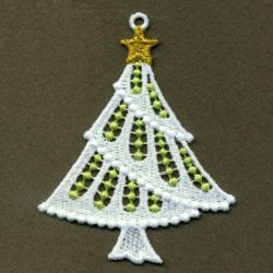 FSL Assorted Christmas Trees 05 machine embroidery designs