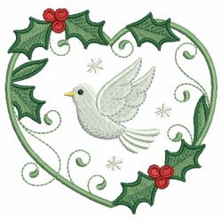 Heirloom Christmas Doves 2 06 machine embroidery designs