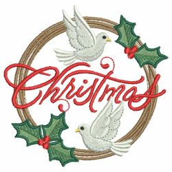 Heirloom Christmas Doves 2 10 machine embroidery designs