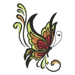 Artistic Butterflies 09 machine embroidery designs