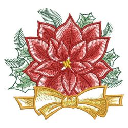 Sketched Christmas 01(Md) machine embroidery designs
