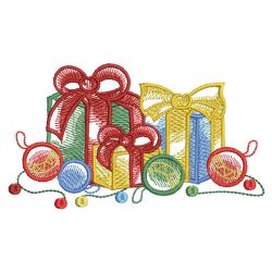 Sketched Christmas 04(Sm) machine embroidery designs