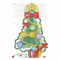 Sketched Christmas 09(Lg) machine embroidery designs