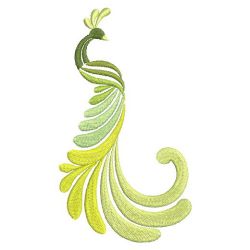 Heirloom Green Peacock(Lg) machine embroidery designs