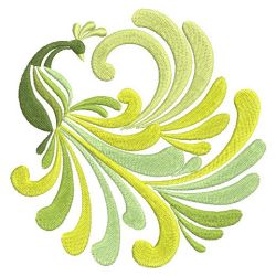 Heirloom Green Peacock 10(Lg) machine embroidery designs