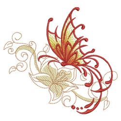 Sketched Butterflies 03(Lg) machine embroidery designs