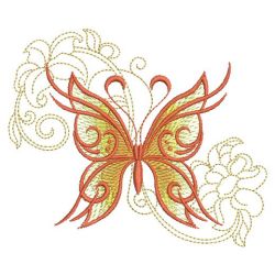 Sketched Butterflies 06(Md) machine embroidery designs